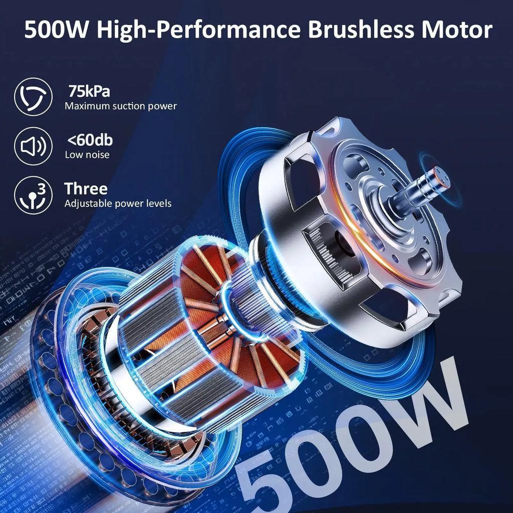 500W Akku-Staubsauger
