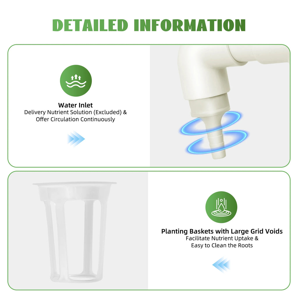 UrbanGarden: Hydroponik-System (36 Plätze)