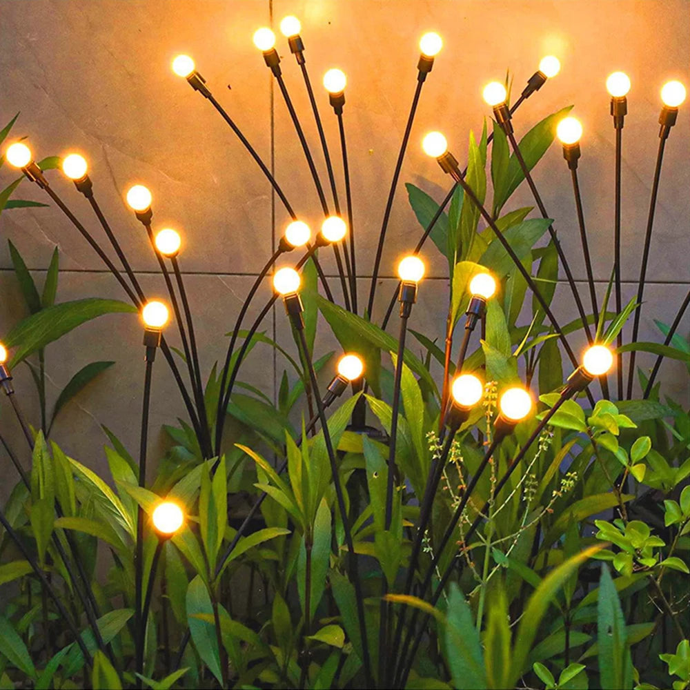 Solar-Gartenlichter (Glühwürmchen-Effekt)