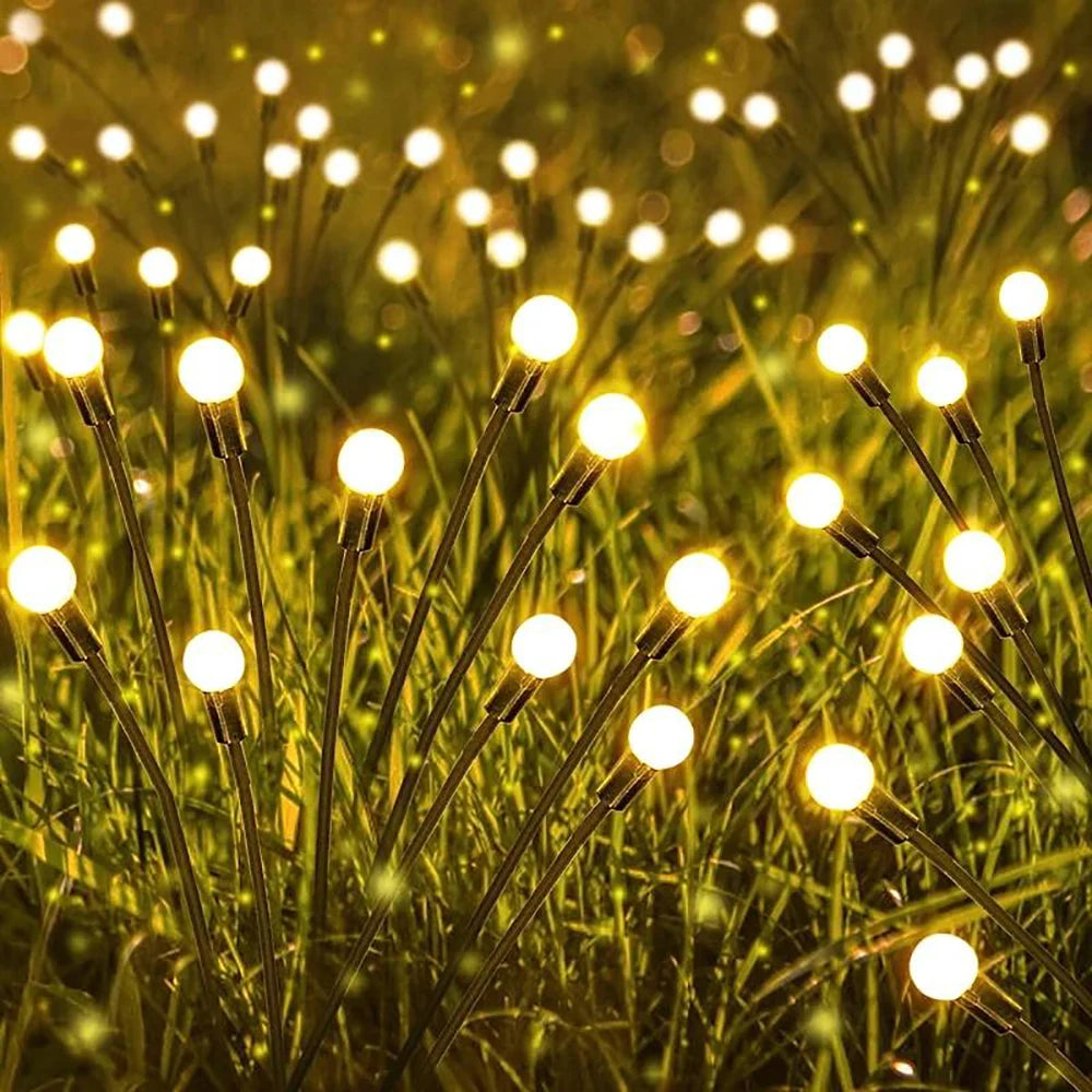 Solar-Gartenlichter (Glühwürmchen-Effekt)