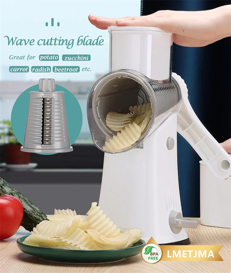 MultiCutter: 5-in-1 Multifunktions-Gemüsehobel & Reibe