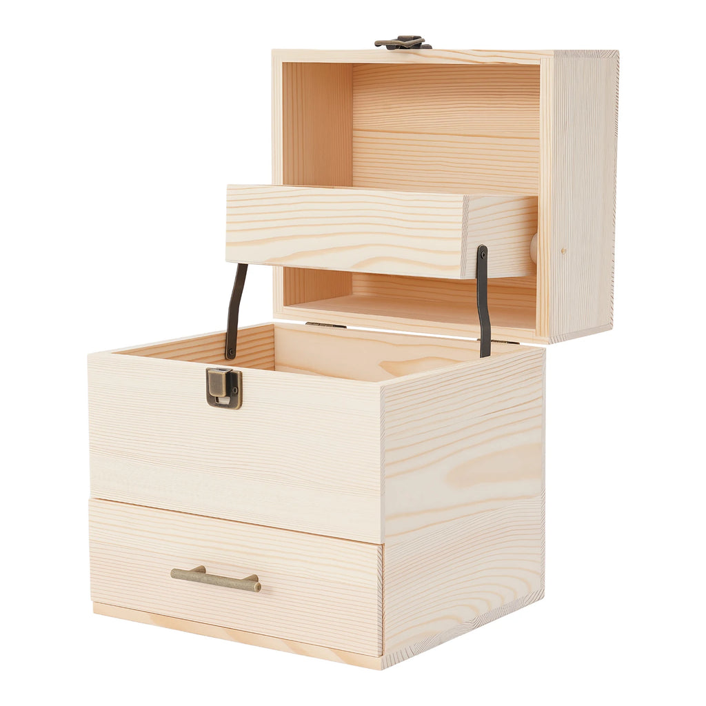 Oils & More: Echtholz-Box (59 Fächer)