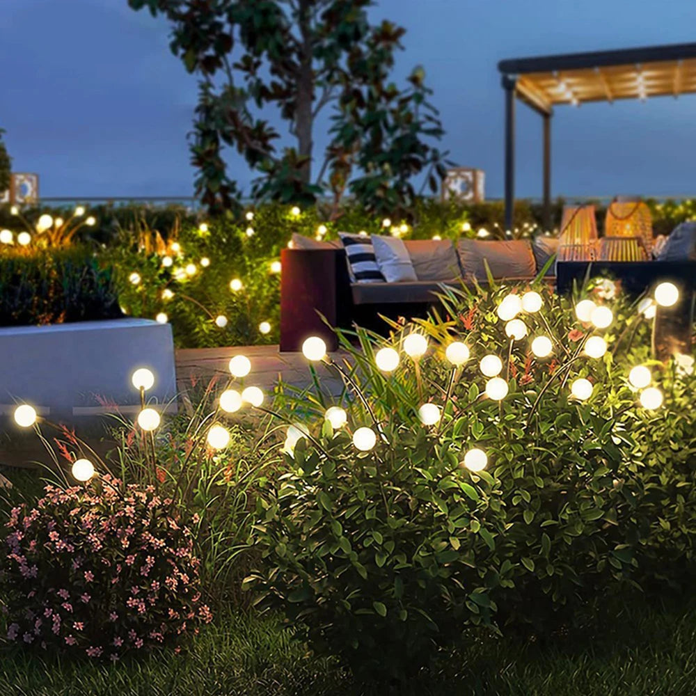Solar-Gartenlichter (Glühwürmchen-Effekt)
