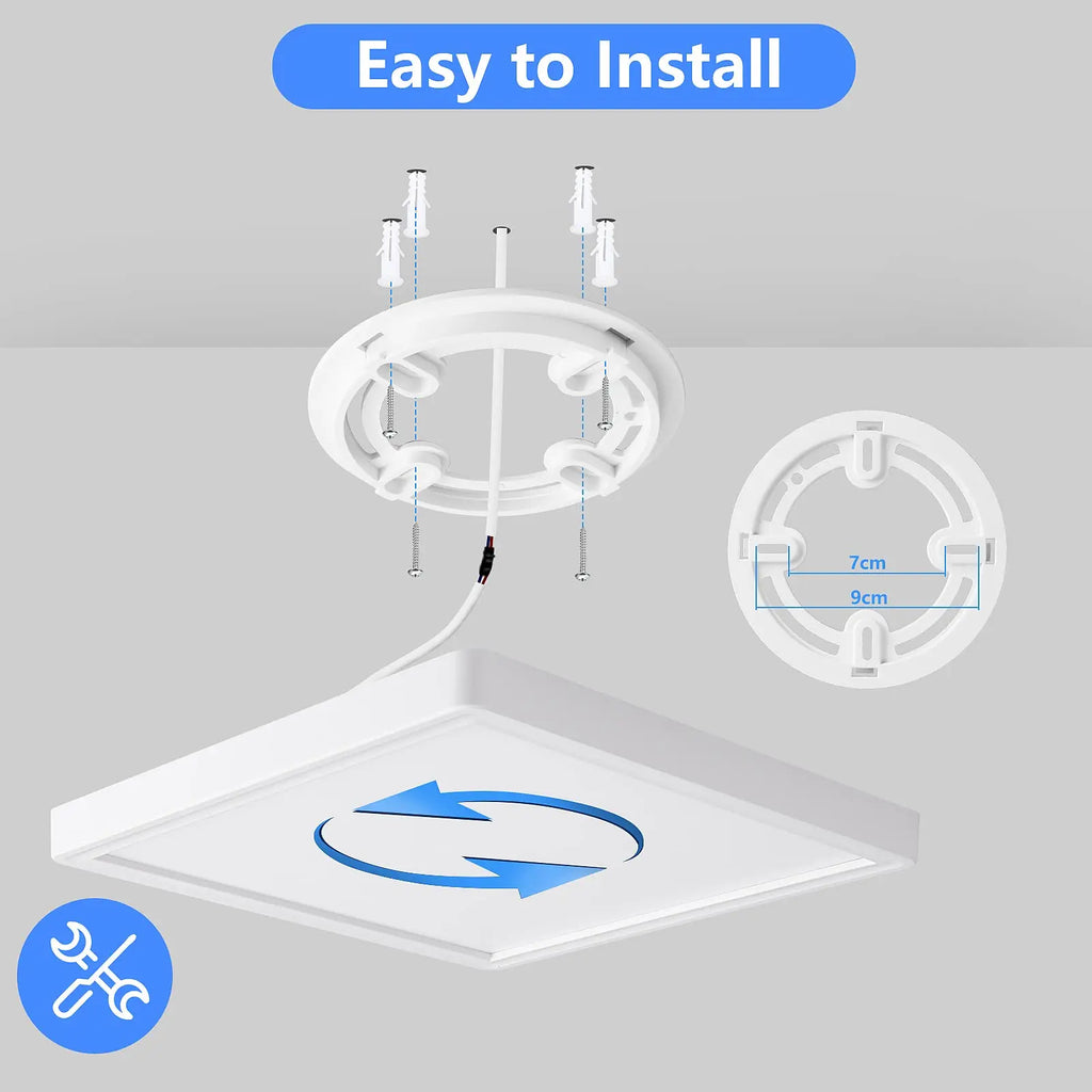 SmartBright: Ultra-Flache Radar-Deckenleuchte