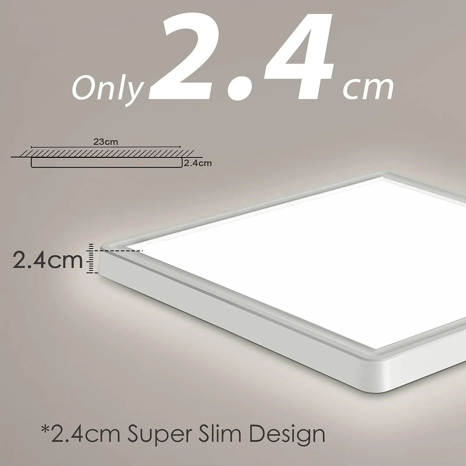 SmartBright: Ultra-Flache Radar-Deckenleuchte