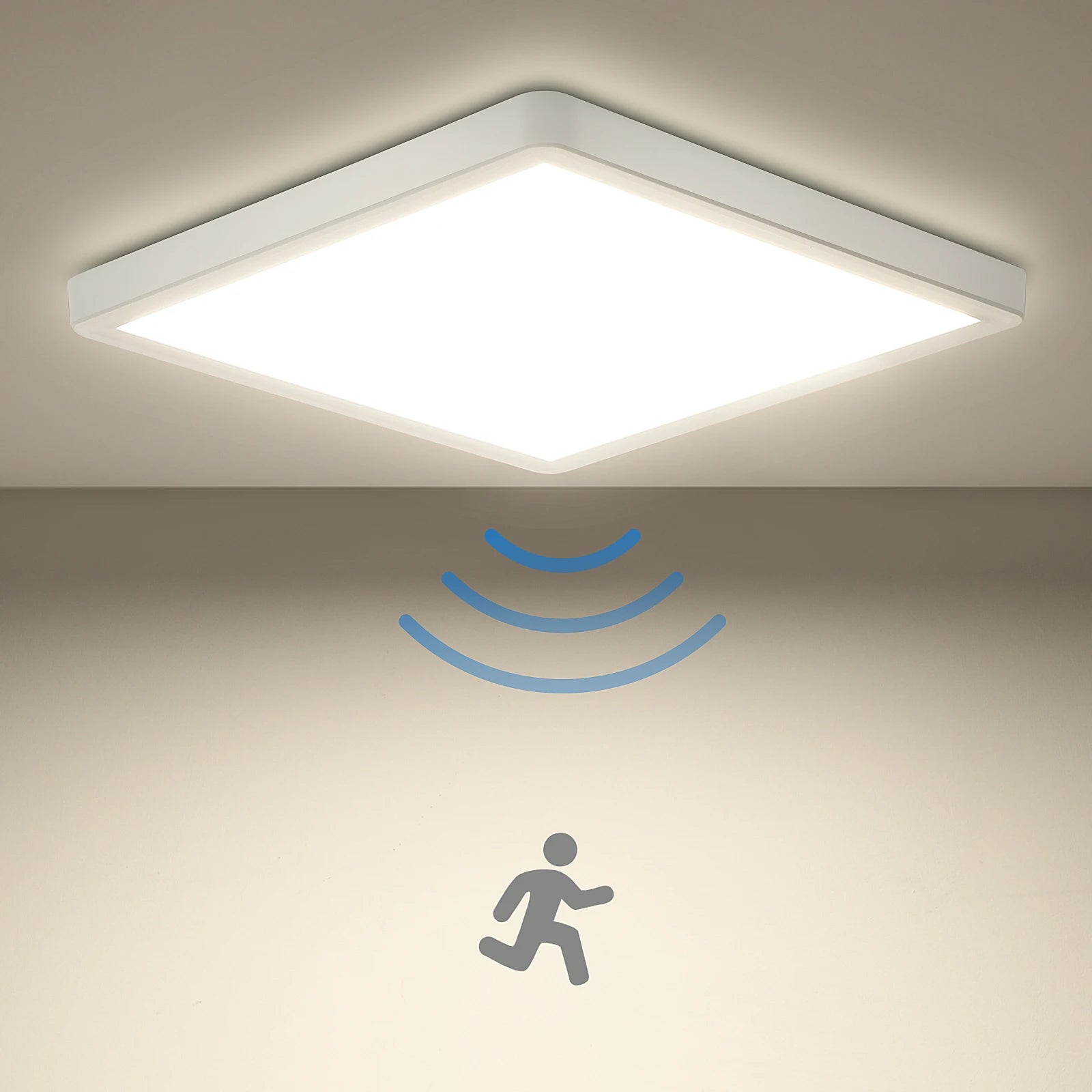 SmartBright: Ultra-Flache Radar-Deckenleuchte