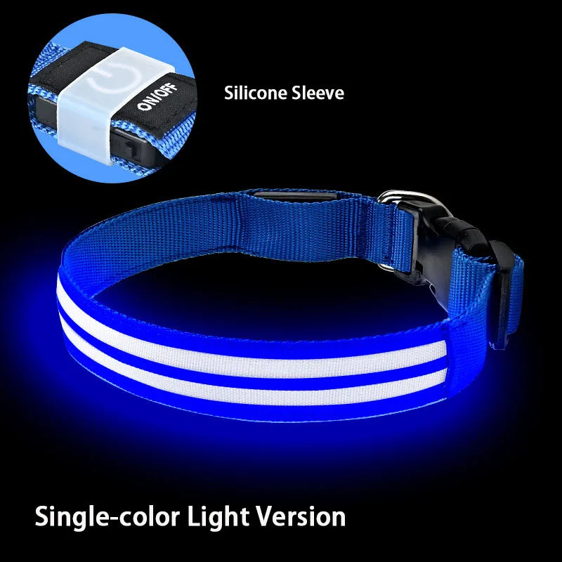NightSafe LED-Hundehalsband – besser sichtbar im Dunkeln