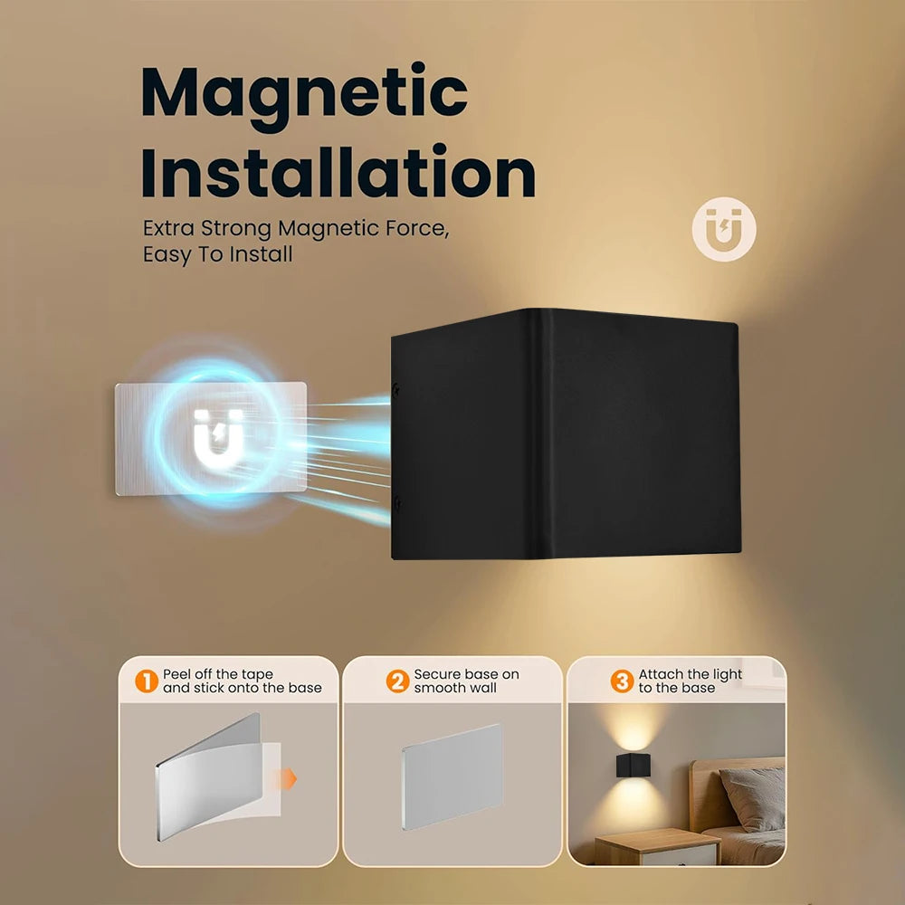 CubeLight: 2er-Set Design-Wandleuchten