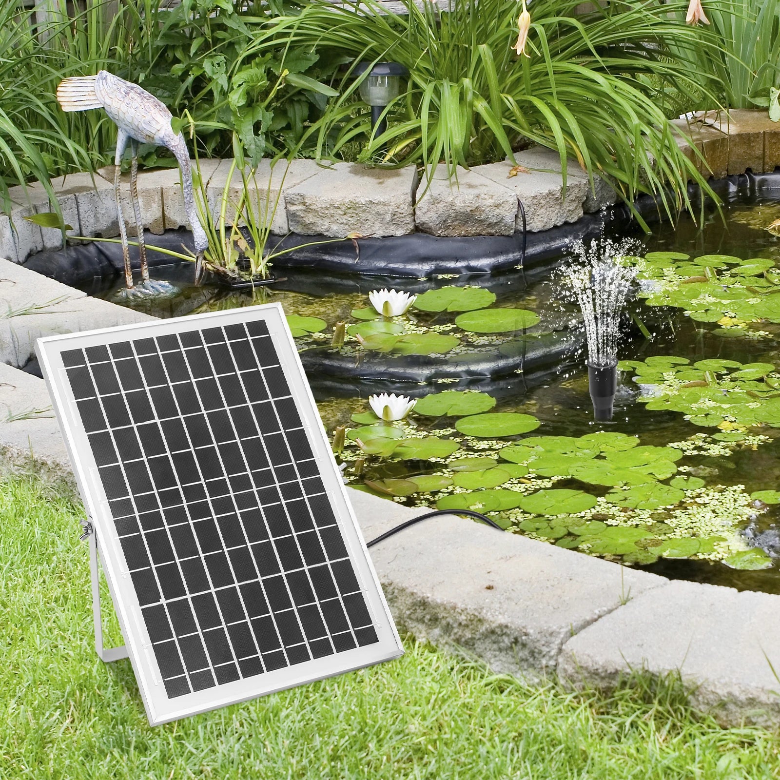 AquaFlow Pro: Solar-Teichpumpe