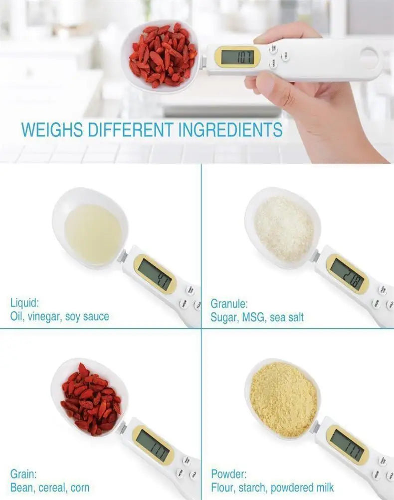 Digitale Löffelwaage für Küche & Backen